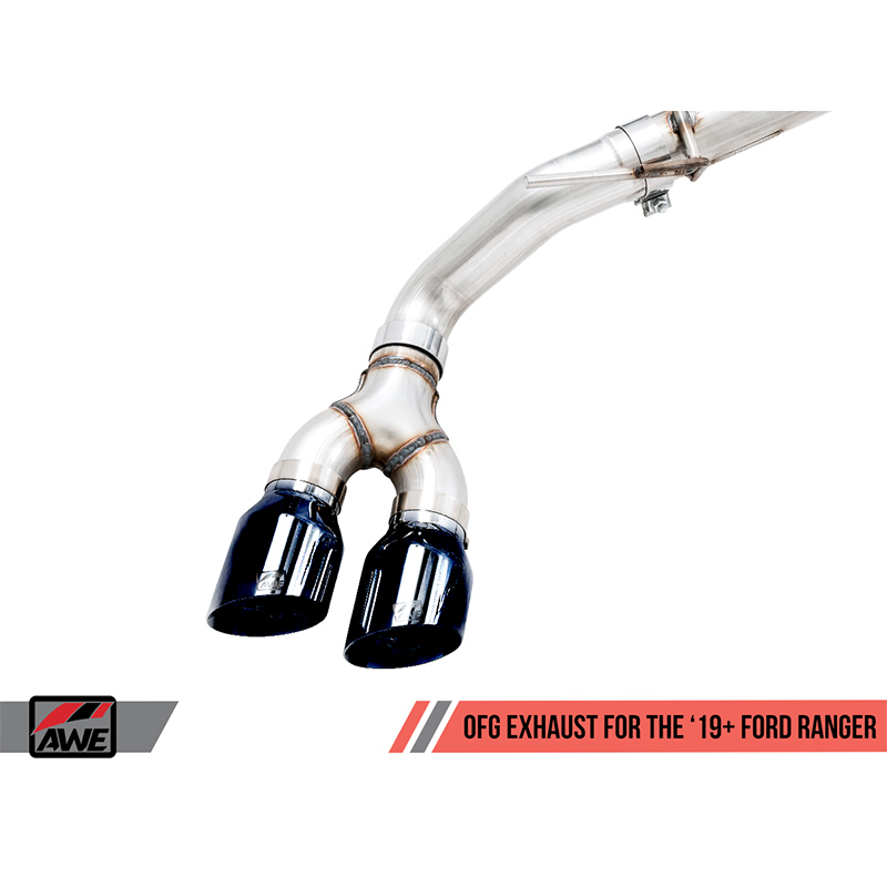 AWE Tuning | Cat-Back Exhaust System 0FG - Ranger 2.3T 2019-2023 AWE Tuning Cat-Back Exhausts