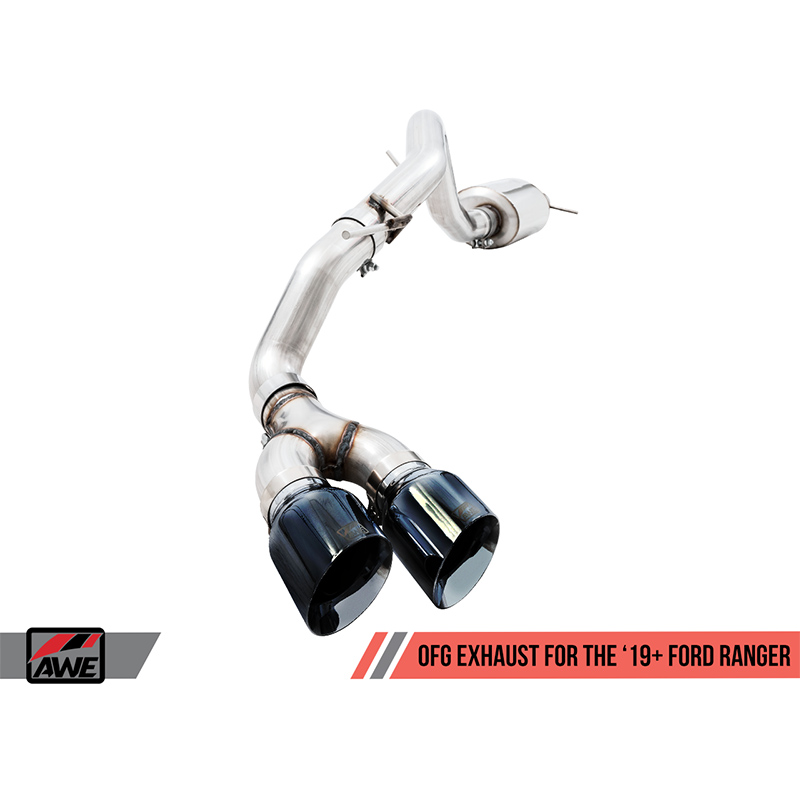 AWE Tuning | Cat-Back Exhaust System 0FG - Ranger 2.3T 2019-2023 AWE Tuning Cat-Back Exhausts