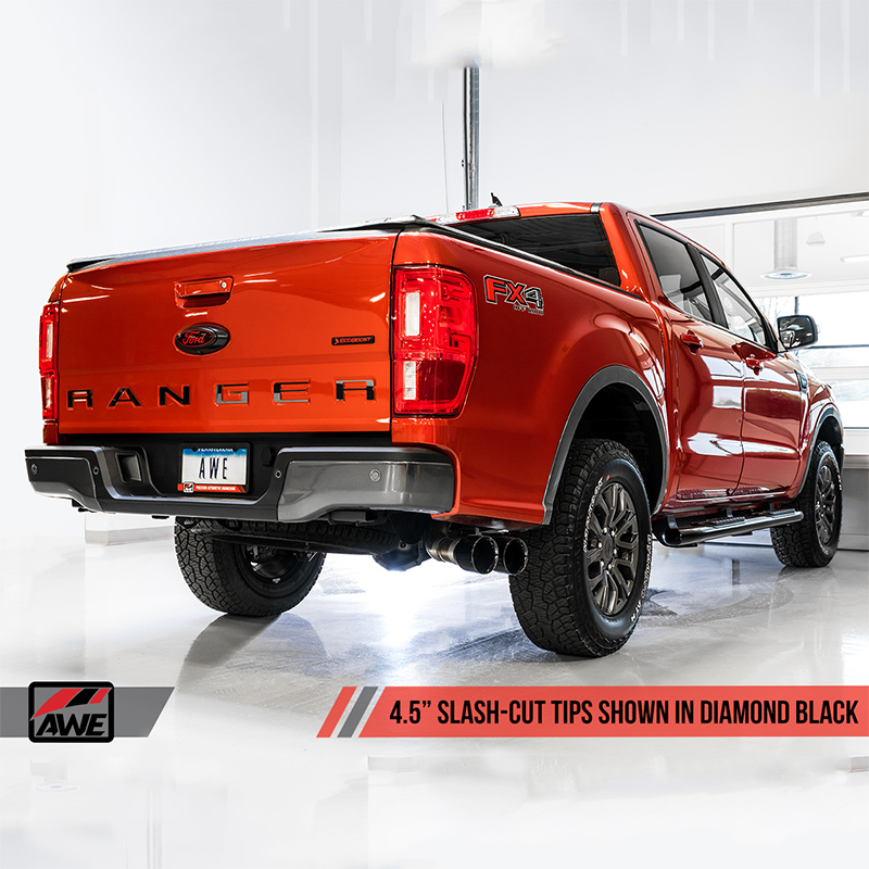 AWE Tuning | Cat-Back Exhaust System 0FG - Ranger 2.3T 2019-2023 AWE Tuning Cat-Back Exhausts