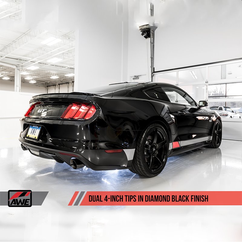 AWE Tuning | Touring Cat-Back Exhaust - Mustang 5.0L 2015-2017 AWE Tuning Cat-Back Exhausts