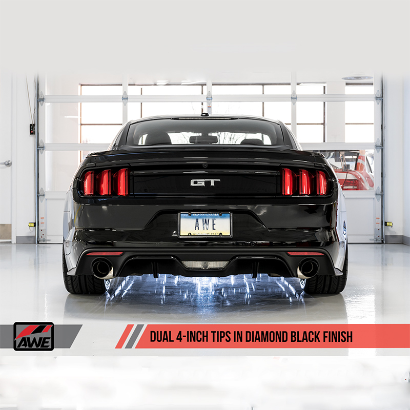 AWE Tuning | Touring Cat-Back Exhaust - Mustang 5.0L 2015-2017 AWE Tuning Cat-Back Exhausts