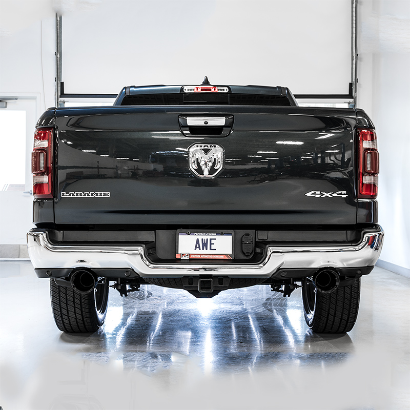AWE Tuning | 0FG Cat-Back Exhaust BLACK - Ram 1500 5.7L 2019-2023 AWE Tuning Cat-Back Exhausts