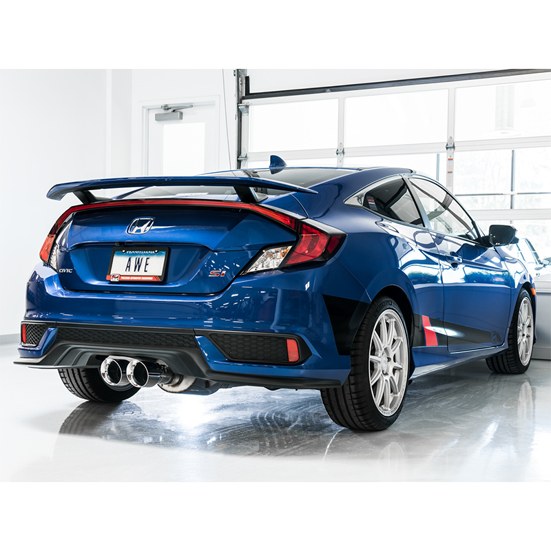 AWE Tuning | Track Cat-Back Exhaust - Civic SI coupe / sedan 2017-2021