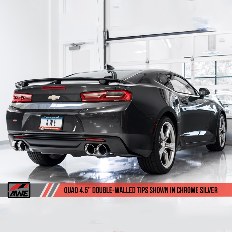 AWE Tuning | Track Axle-Back Exhaust - Camaro SS / ZL1 2016-2022