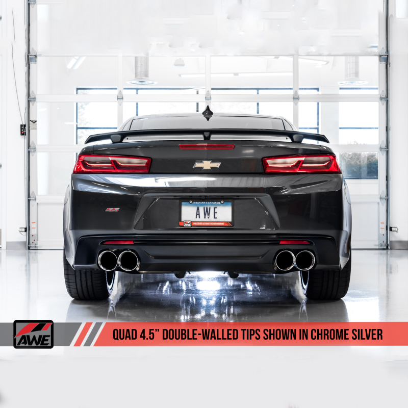 AWE Tuning | Track Axle-Back Exhaust - Camaro SS / ZL1 2016-2022