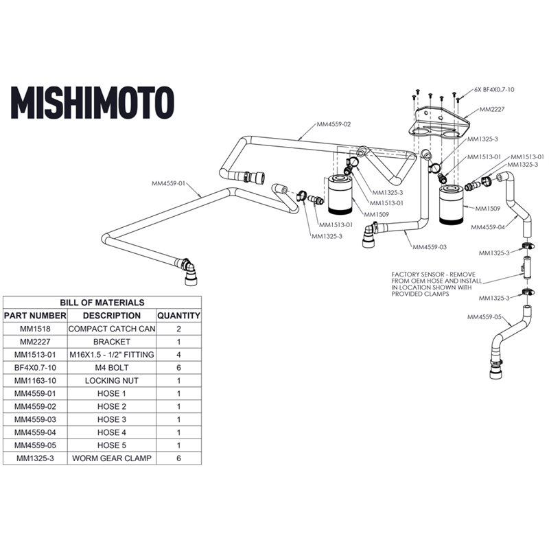 Mishimoto | Oil Catch Can Kit - F-150 2018-2020 Mishimoto Oil Catch Can