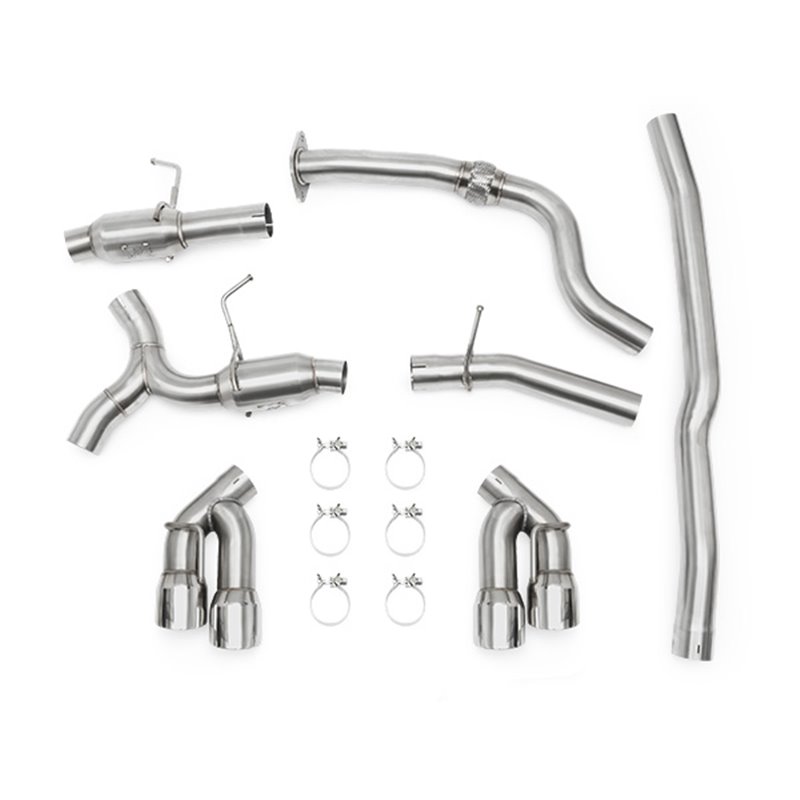 Mishimoto | Quad-Tip Pro Cat-Back Exhaust - Camaro LS / LT 2.0T 2016-2023 Mishimoto Cat-Back Exhausts