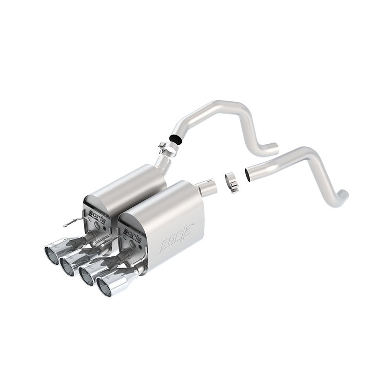 Borla | Axle-Back Exhaust Touring - Corvette C6 6.0L / 6.2L 2005-2008 BORLA Axle-Back Exhausts