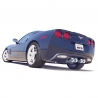 Borla | Axle-Back Exhaust ATAK - Corvette 6.0L / 6.2L 2005-2008 BORLA Axle-Back Exhausts