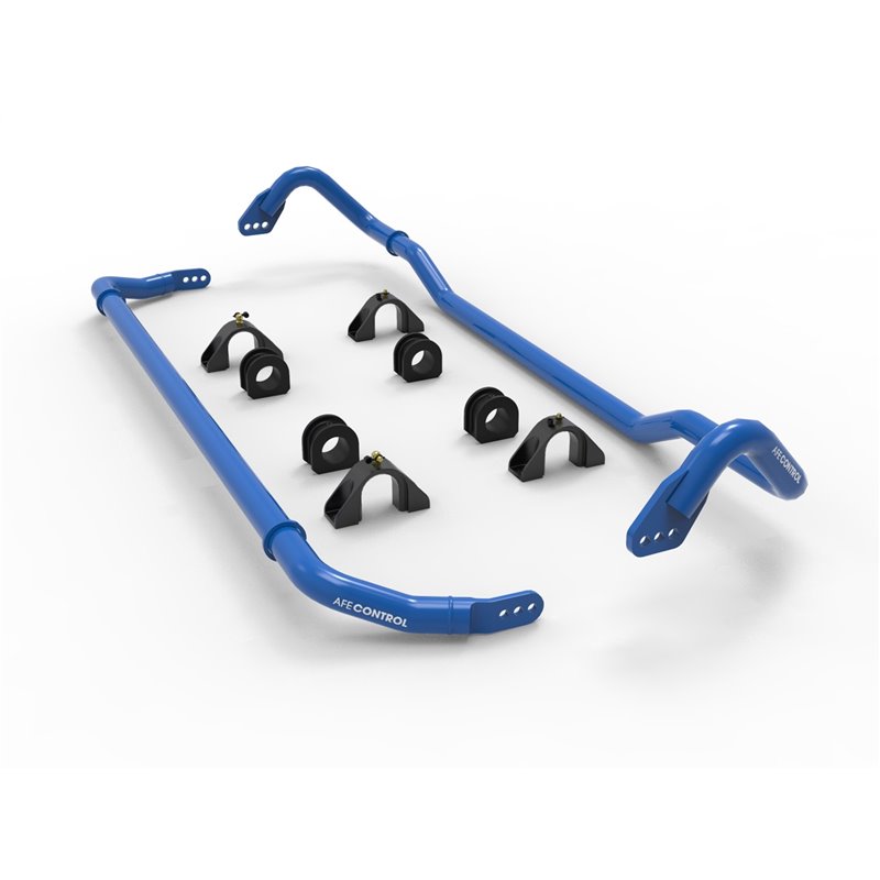aFe POWER | aFe CONTROL Front and Rear Sway Bar Set (Blue) - Corvette 6.2L 2020-2021