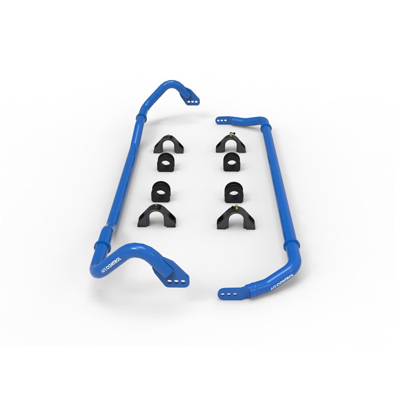 aFe POWER | aFe CONTROL Front and Rear Sway Bar Set (Blue) - Corvette 6.2L 2020-2021