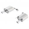 Borla | Axle-Back Exhaust S-Type - Mustang 2.3L / 3.7L 2015-2022 BORLA Axle-Back Exhausts