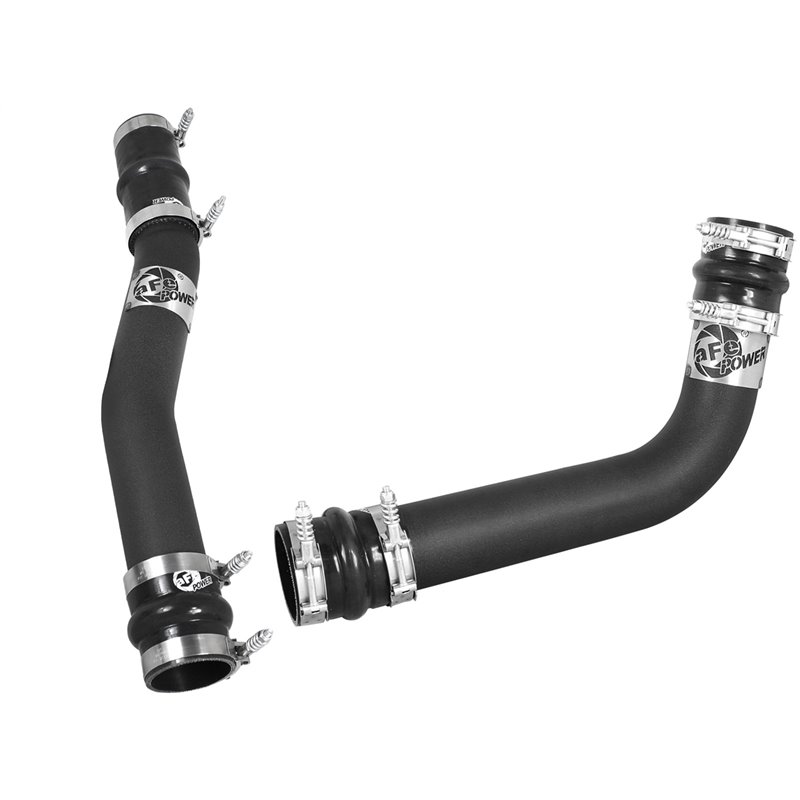 aFe Power | BladeRunner 3 IN Aluminum Hot and Cold Charge Pipe Kit Black - Ram 2500 / 3500 5.9L / 6.7L 2003-2007 aFe POWER Tu...