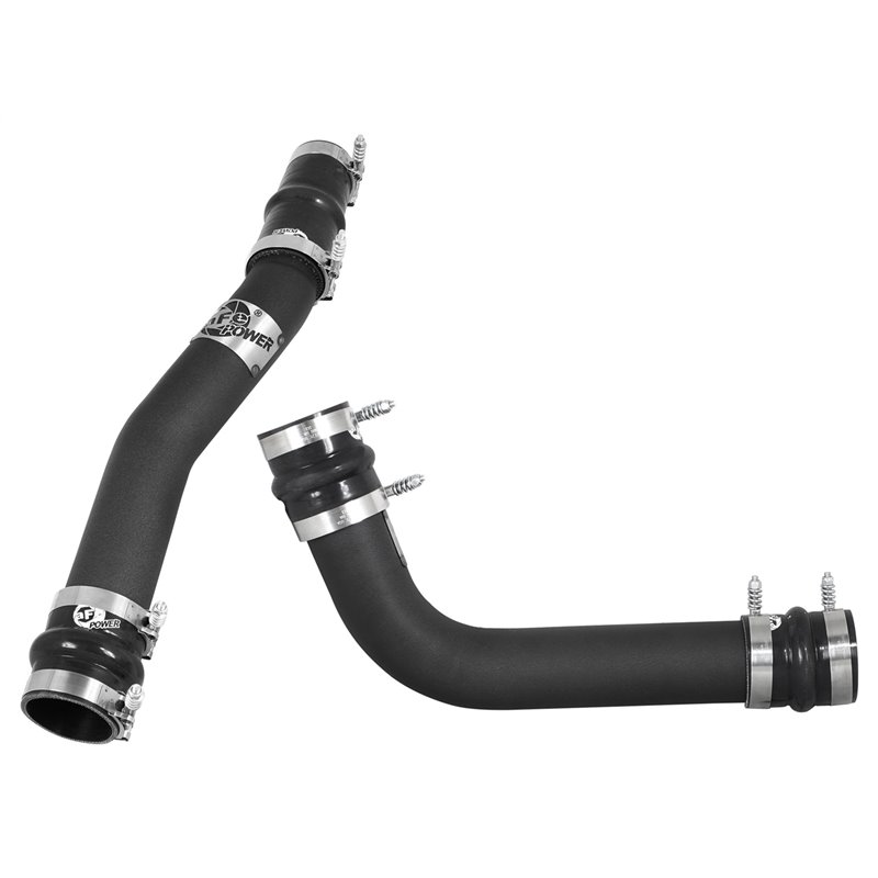 aFe Power | BladeRunner 3 IN Aluminum Hot and Cold Charge Pipe Kit Black - Ram 2500 / 3500 5.9L / 6.7L 2003-2007 aFe POWER Tu...
