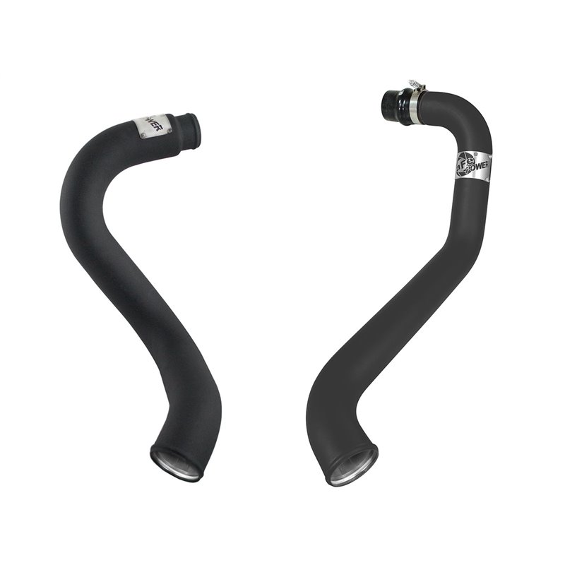 aFe Power | BladeRunner 3 IN Aluminum Hot and Cold Charge Pipe Kit Black - Sierra 2500 HD 6.6L 2002-2004 aFe POWER Turbocharg...