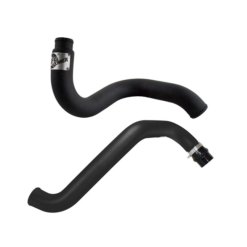 aFe Power | BladeRunner 3 IN Aluminum Hot and Cold Charge Pipe Kit Black - Sierra 2500 HD 6.6L 2002-2004 aFe POWER Turbocharg...