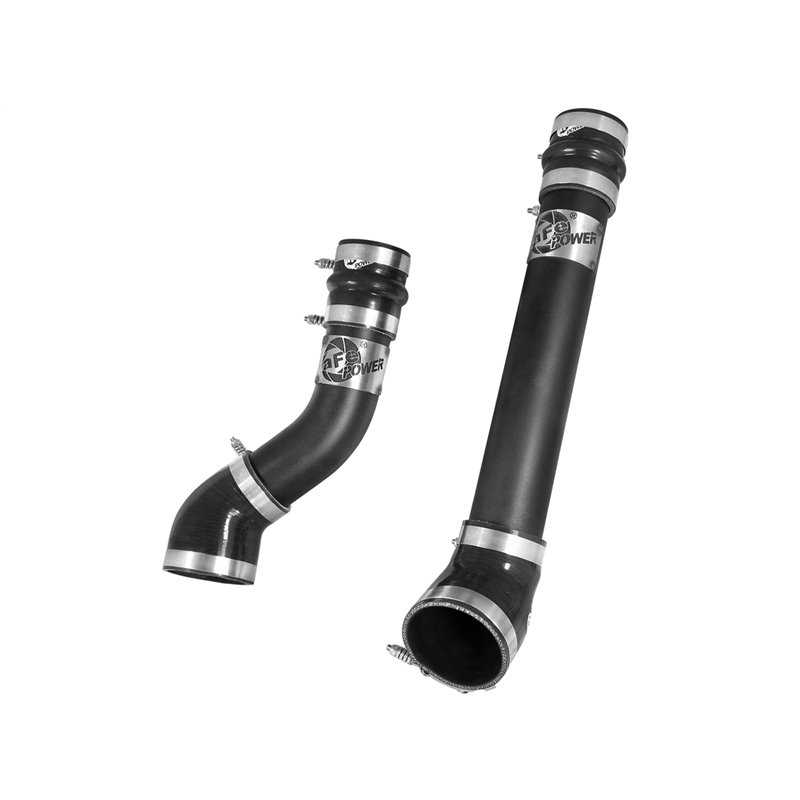 aFe POWER | BladeRunner 3in Aluminum H&C Charge Pipe Kit Black - Ram 2500 / 3500 5.9L 1994-2002