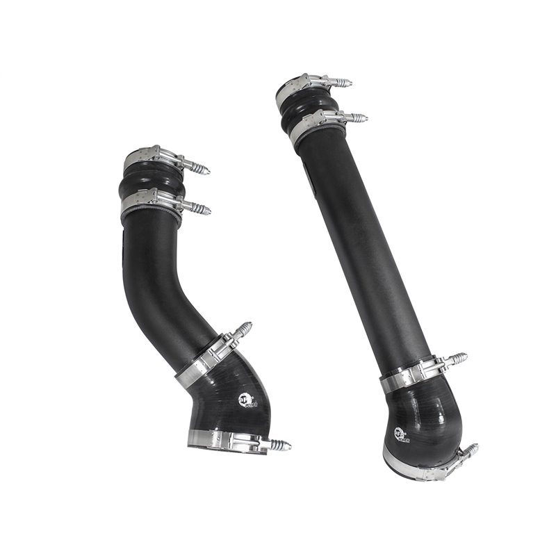 aFe POWER | BladeRunner 3in Aluminum H&C Charge Pipe Kit Black - Ram 2500 / 3500 5.9L 1994-2002