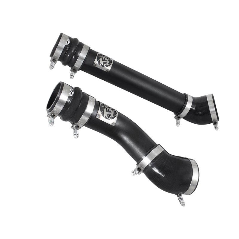aFe POWER | BladeRunner 3in Aluminum H&C Charge Pipe Kit Black - Ram 2500 / 3500 5.9L 1994-2002