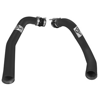 aFe POWER | BladeRunner 3in Aluminum H&C Charge Pipe Kit Black - F-250 / F-350 7.3L 2000-2003
