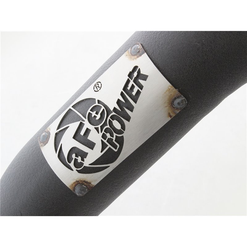 aFe Power | BladeRunner 3 IN Aluminum Hot Charge Pipe Black - Silverado / Sierra 2500 HD / 3500 HD 6.6L 2011-2016 aFe POWER T...