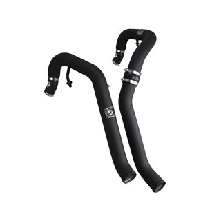 aFe POWER | BladeRunner 2-1/2in Aluminum Hot Charge Pipe Black - F-150 3.5T 2011-2014