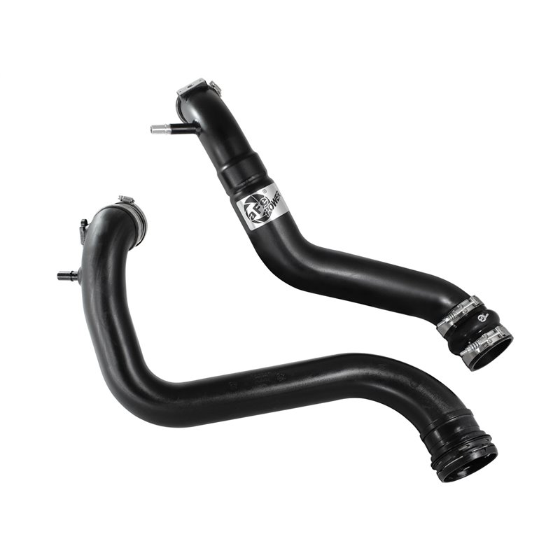 aFe POWER | BladeRunner 3-1/2in to 3in Aluminum Cold Charge Pipe Black - F-150 3.5T 2011-2014