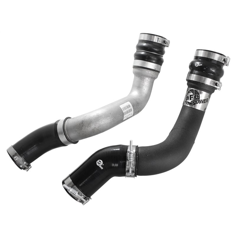 aFe Power | BladeRunner 3 IN Aluminum Hot and Cold Charge Pipe Kit Black - Ram 2500 / 3500 6.7L 2013-2018 aFe POWER Turbochar...