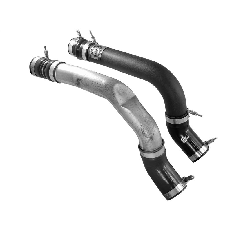 aFe Power | BladeRunner 3 IN Aluminum Hot and Cold Charge Pipe Kit Black - Ram 2500 / 3500 6.7L 2013-2018 aFe POWER Turbochar...