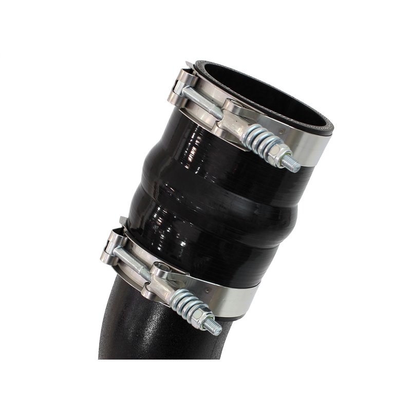 aFe POWER | BladeRunner 3in Aluminum Hot Charge Pipe Black - F-250 / F-350 6.7L 2011-2016