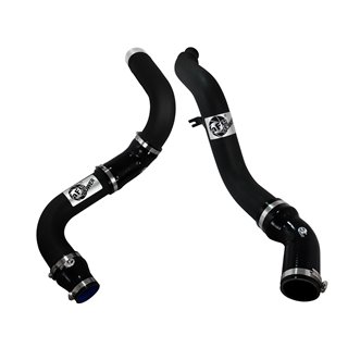 aFe POWER | BladeRunner 3in Aluminum H&C Charge Pipe Kit Black - Ram 1500 3.0L 2014-2015
