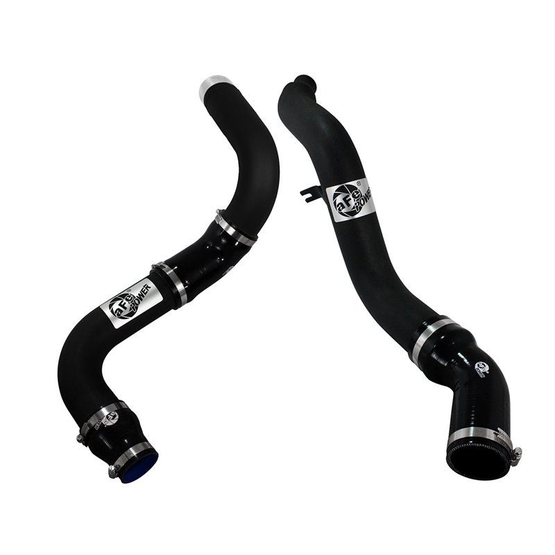 aFe POWER | BladeRunner 3in Aluminum H&C Charge Pipe Kit Black - Ram 1500 3.0L 2014-2015
