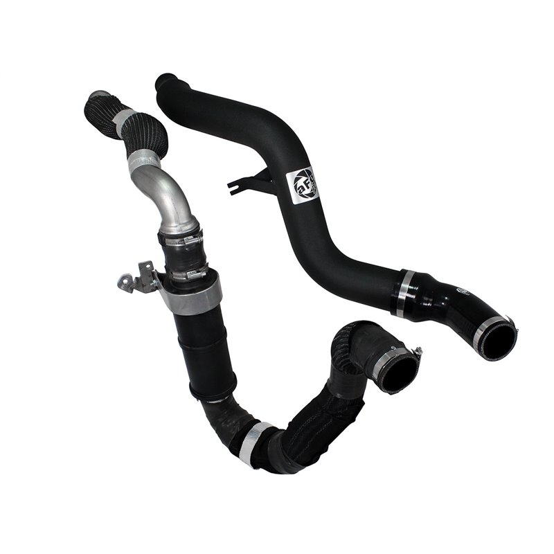 aFe Power | BladeRunner 3 IN Aluminum Hot Charge Pipe Black - Ram 1500 3.0L 2014-2015 aFe POWER Turbocharger Pipes & Couplers