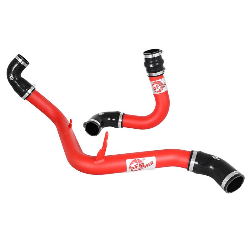 aFe Power | BladeRunner 2-1/2 IN Aluminum Hot and Cold Charge Pipe Kit Red - Focus 2.0T 2013-2018 aFe POWER Turbocharger Pipe...