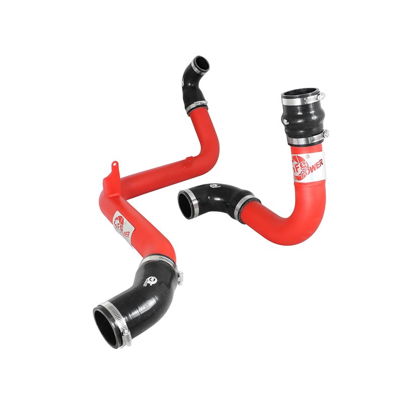 aFe Power | BladeRunner 2-1/2 IN Aluminum Hot and Cold Charge Pipe Kit Red - Focus 2.0T 2013-2018 aFe POWER Turbocharger Pipe...