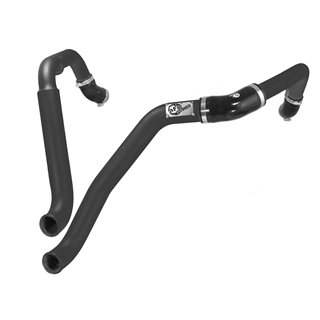 aFe POWER | BladeRunner 2in to 2-1/2in Aluminum Hot Charge Pipe Black - F-150 2.7T / 3.5T 2015-2016