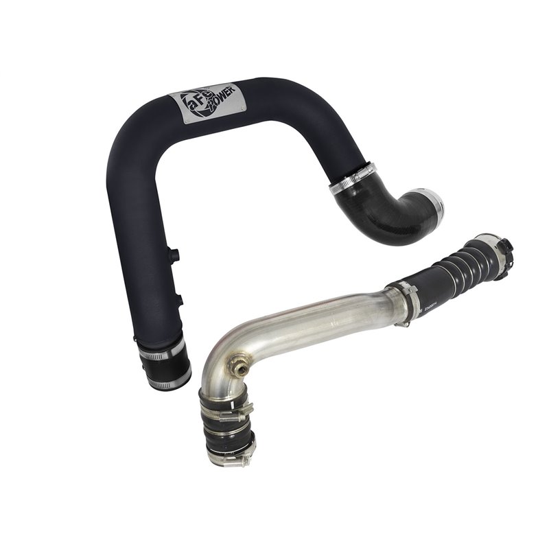 aFe Power | BladeRunner 2-1/2 IN/3 IN Aluminum Hot and Cold Charge Pipe Kit Black - Colorado / Canyon 2.8L 2016-2022 aFe POWE...