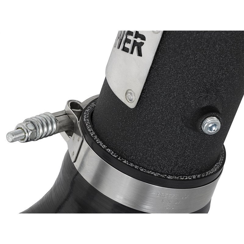 aFe POWER | BladeRunner 3in Aluminum H&C Charge Pipe Kit Black - F-250 / F-350 6.7L 2017-2021