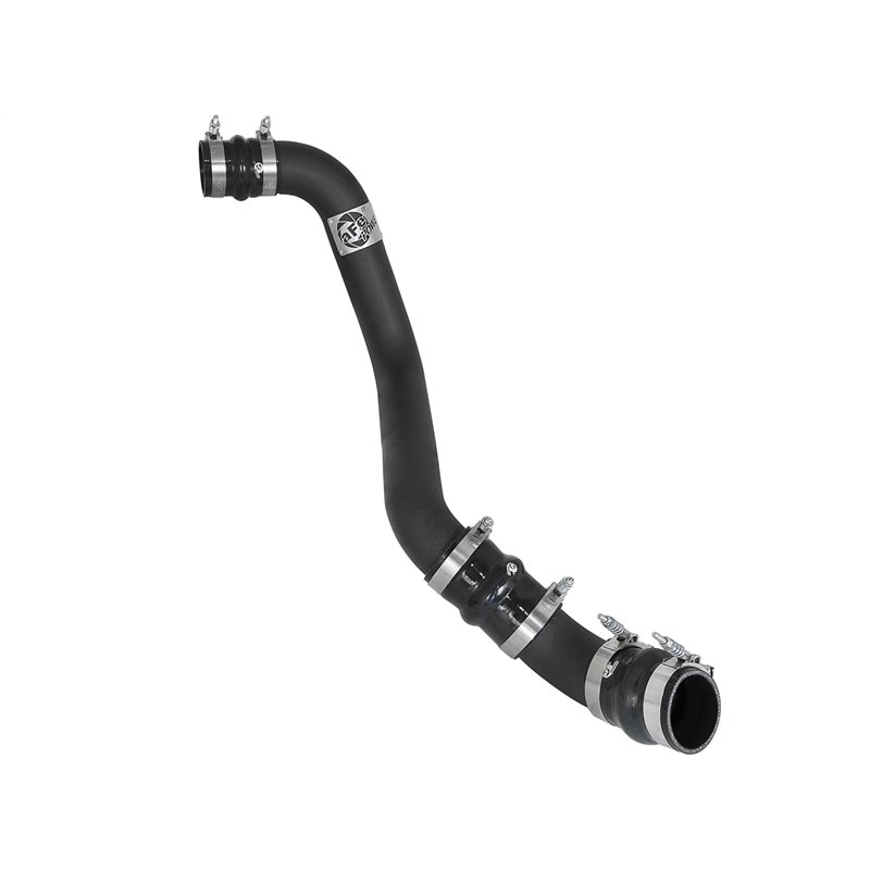 aFe Power | BladeRunner 3 IN Aluminum Hot Charge Pipe Black - Silverado / Sierra 2500 HD / 3500 HD 6.6L 2017-2019 aFe POWER T...