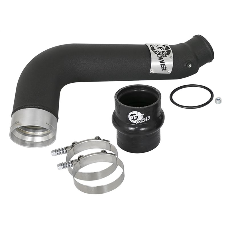 aFe Power | BladeRunner 3 IN Aluminum Cold Charge Pipe Black - Silverado / Sierra 2500 HD / 3500 HD 6.6L 2017-2019 aFe POWER ...