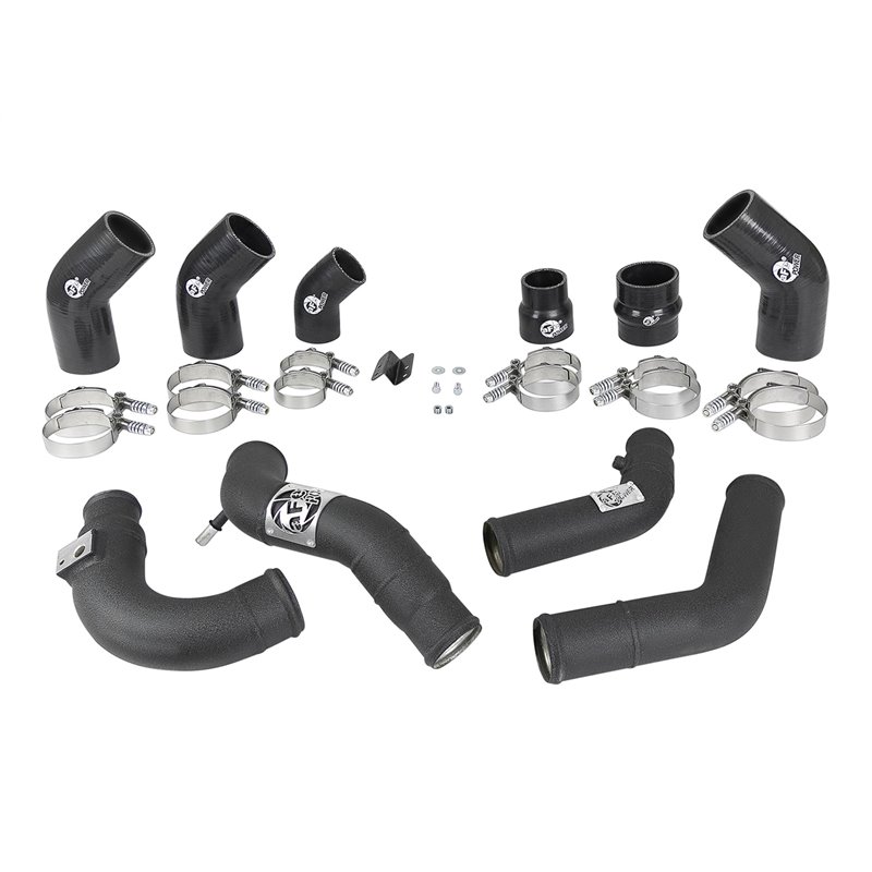 aFe Power | BladeRunner 2-1/4 IN/2-1/2 IN Aluminum Hot and Cold Charge Pipe Kit Black - 124 Spider 1.4T 2017-2020 aFe POWER T...