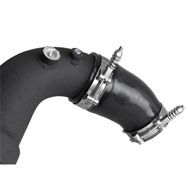 aFe Power | BladeRunner 3-1/2 IN to 3 IN Aluminum Cold Charge Pipe Black - F-150 3.0L 2018-2020 aFe POWER Turbocharger Pipes ...