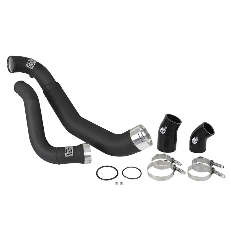 aFe Power | BladeRunner 3-1/2 IN to 3 IN Aluminum Cold Charge Pipe Black - F-150 3.0L 2018-2020 aFe POWER Turbocharger Pipes ...