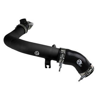 aFe POWER | BladeRunner 2-1/2in Aluminum Hot Charge Pipe Black - WRX 2.0T 2015-2021