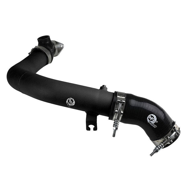 aFe POWER | BladeRunner 2-1/2in Aluminum Hot Charge Pipe Black - WRX 2.0T 2015-2021