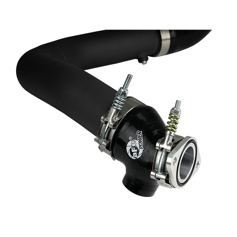 aFe POWER | BladeRunner 2-1/2in Aluminum Hot Charge Pipe Black - WRX 2.0T 2015-2021