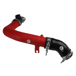 aFe Power | BladeRunner 2-1/2 IN Aluminum Hot Charge Pipe Red - WRX 2.0T 2015-2021 aFe POWER Turbocharger Pipes & Couplers