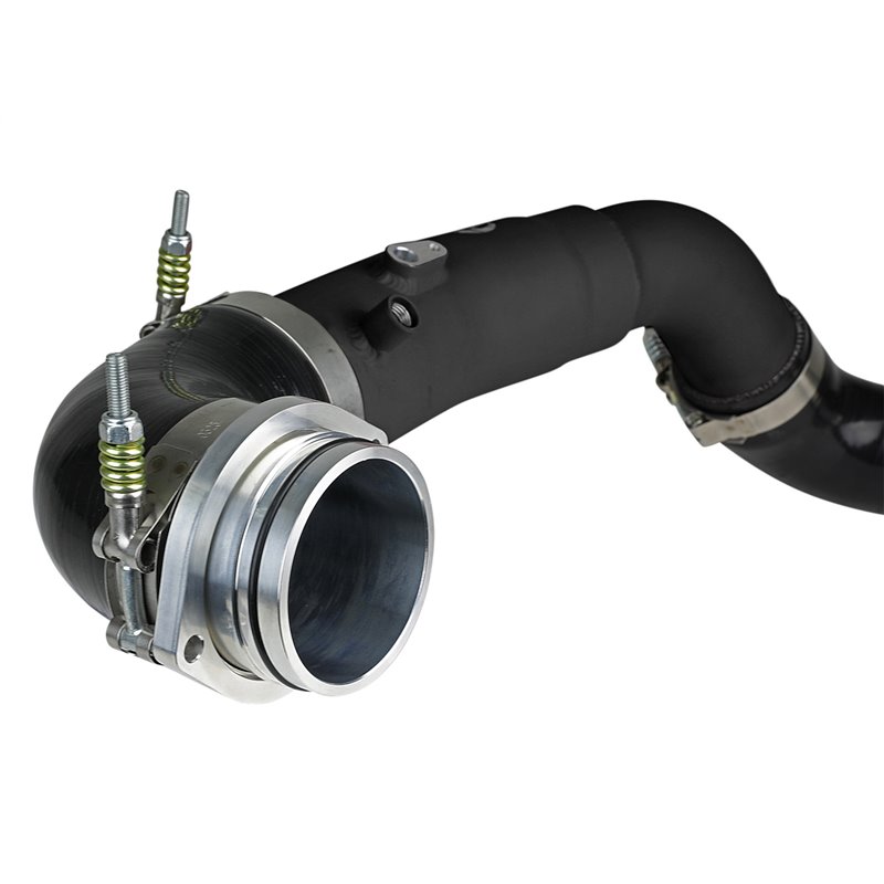 aFe Power | BladeRunner 2-1/2 IN Aluminum Hot Charge Pipe Black - GR Supra 3.0T 2020-2023 aFe POWER Turbocharger Pipes & Coup...