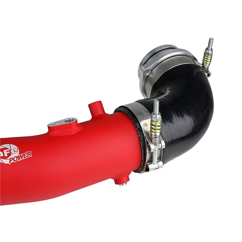 aFe POWER | BladeRunner 2-1/2in Aluminum Hot Charge Pipe Red - GR Supra 3.0T 2020-2021