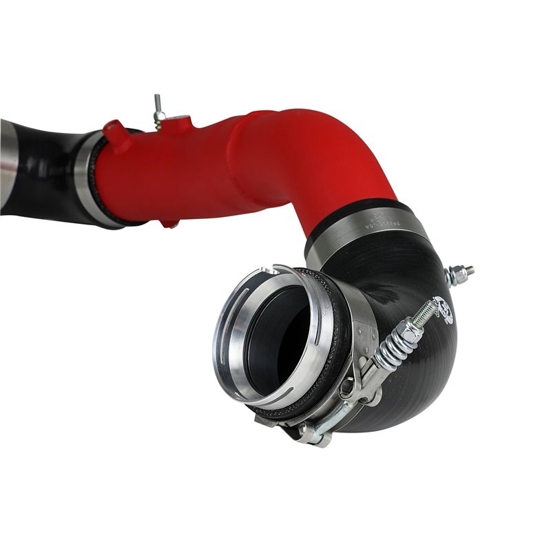 aFe POWER | BladeRunner 2-1/2in Aluminum Hot Charge Pipe Red - GR Supra 3.0T 2020-2021